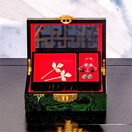 CHYSP Vintage kutija za nakit Organizator sanduk kutija za blago kutija za sitnice u kineskom stilu za svadbene poklone