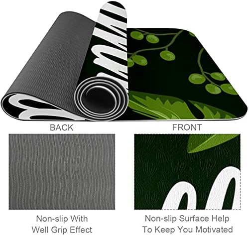Siebzeh Hello Summer Premium Thick Yoga Mat Eco Friendly Rubber Health & amp; fitnes Non Slip Mat za sve vrste vježbe joge i pilatesa