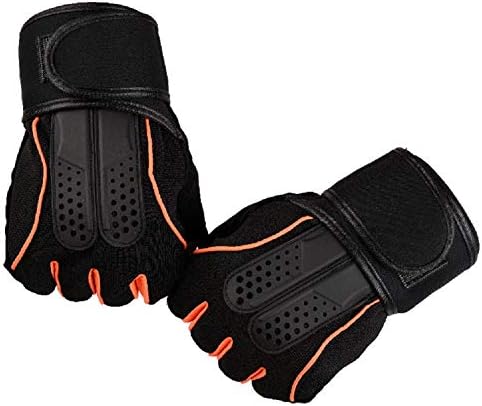 KUYOMENS rukavice za dizanje tegova rukavice za teretanu rukavice za trening bez prstiju prozračne & amp; neklizajuće Jahaće rukavice