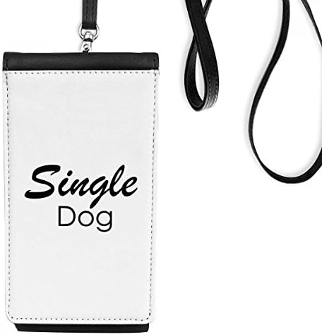 Citirajte jednu psu Art Deco Poklon modni telefon novčanik torbica Viseća mobilna torbica Crni džep