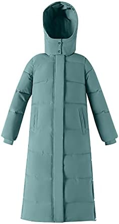 SINZELIMIN zimski kaputi za žene sa kapuljačom Maxi Overcoat modni prevelizirani gornji odjeća toplo podstavljene alternativne vrhove odjeće