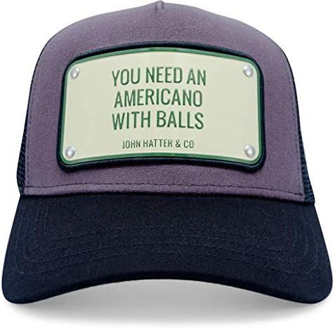 John Hatter & Co Vam je potreban Americano sa kuglicama braon & amp; Crna Podesiva šešir