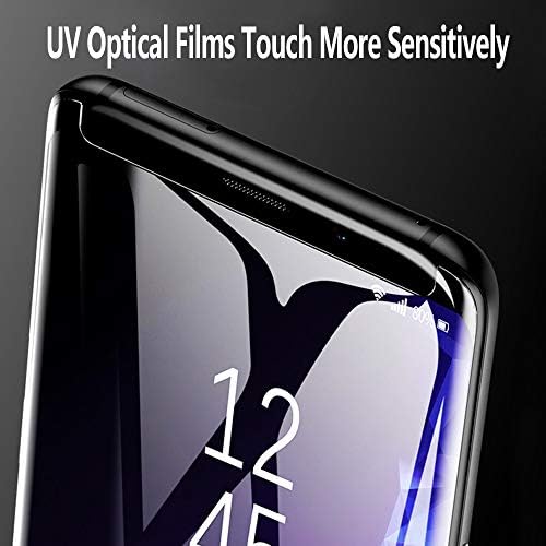 Johncase [2 paket zaštitnik ekrana kompatibilan za Samsung Galaxy S8/S9, Full Edge 3D zakrivljeni Film od kaljenog stakla W/UV tečni