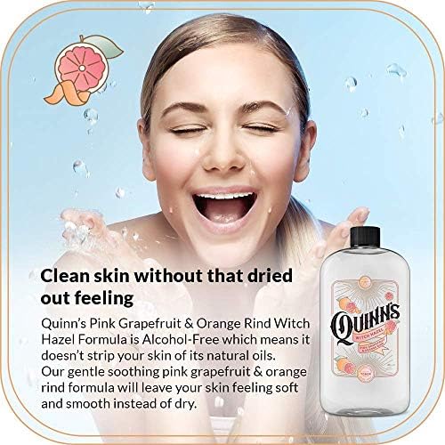Quinn alkohol besplatno Hamamelis Pink grejpfrut & narandžasta kora 16 oz. & amp; Quinn alkohol besplatno lica tonik magle sa čistim