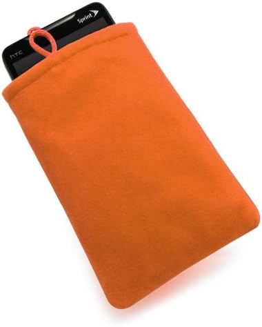 Boxwave Case kompatibilan sa Nokia Lumia 930 - baršunastom torbicom, meka Velor tkaninska torba sa crtežom za Nokia Lumia 930, Nokia Lumia 930, 830 - Bold Orange