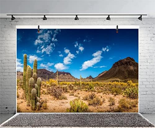 Yeele 15x10ft Desert Mountain Pozadine za fotografiju Saguaro Cactus priroda pejzaž pozadina divljina planinarenje sujeverje Mountain