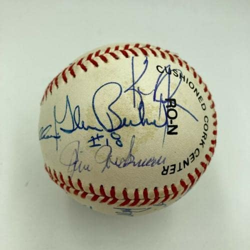 1969. Chicago Cubs tim potpisao je Baseball Ernie Basebal Ernie banke JSA COA - AUTOGREMENA BASEBALLS