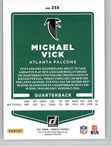 2021 Donruss # 238 Michael Vick Atlanta Falcons NFL Fudbalska karta NM-MT