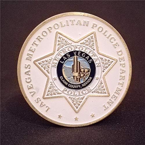 Sjedinjene Američke Države Las Vegas Metropolitan Policijska odjela Suvenir Coined Coin uzorak Chain Chain