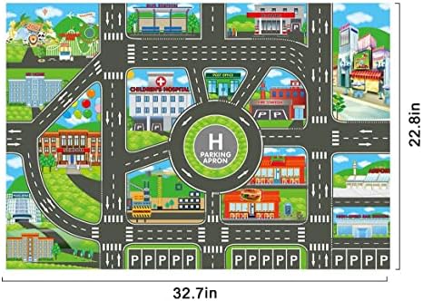 Set igračaka za dječake sa mapom za igru Baby Auto igračka sa Playmat City Life Kids Road Traffic Playmat Rug