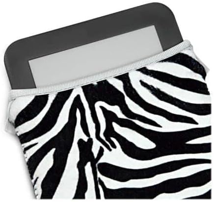 Boxwave futrola kompatibilna sa Garmin DriveSmart 76-Zebra plišano SlipSuit, podstavljeni Meki rukav sa životinjskim printom za Garmin