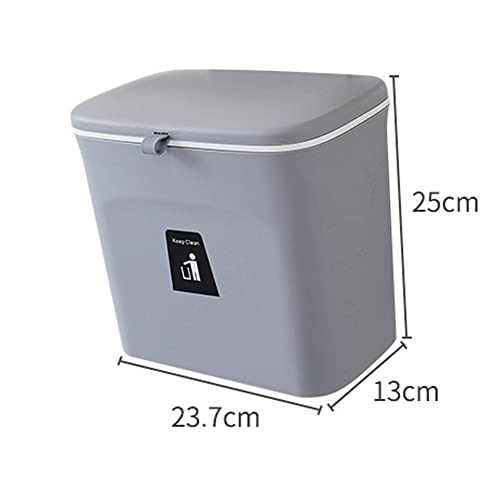 Dhtdvd zidna kanta za smeće sa poklopcem kanta za otpatke vrata kuhinjskog ormarića viseća kanta za smeće