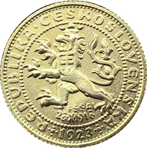 1923. Čehoslovačka 1 ducat Coins Copy 20mm poklopci za kopiranje