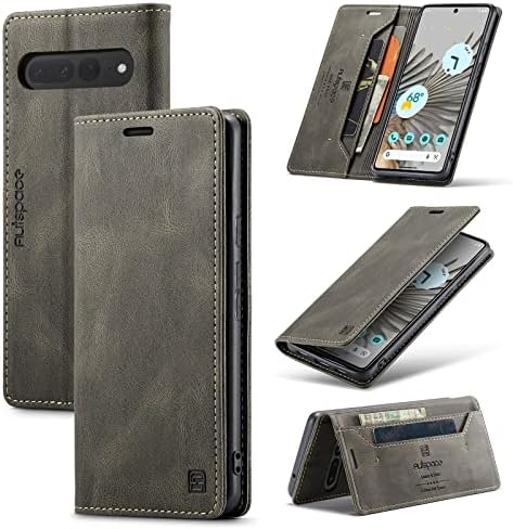 Hxy torbica za novčanik za Google Pixel 7 Pro 2022,preklopna futrola od PU kože Magnetic Protect sa držačima za kartice RFID Blockstand