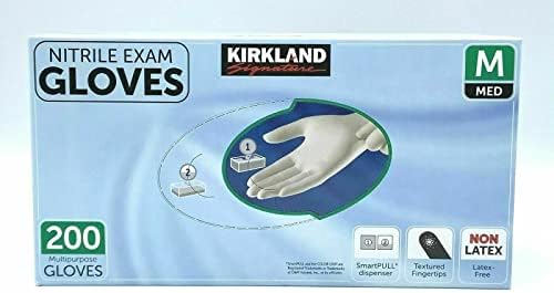 Kirkland Signature nitrilne rukavice, kutija od 200, medij za zdravstvenu zaštitu, usluživanje hrane, kućne druge namjene....