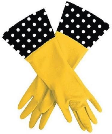 HIC Harold Import Co. Glam Latex rukavice za pranje posuđa 57524-HIC, razne boje