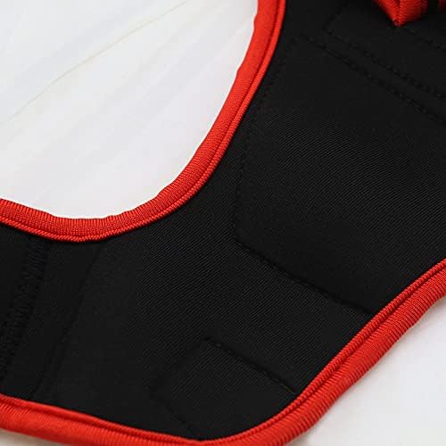 1 par silikonskih Crveno / crnih fitnes rukavica sa podesivim oblogama za zapešće za muškarce žene vježbe na otvorenom u zatvorenom