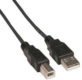 Accl ​​15ft A-muški do B-muški USB2.0 Crno, 1 paket