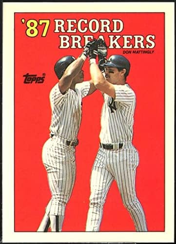 1988 TOPPS 2 Don Mattingly Record Breaker CATER CATCLE