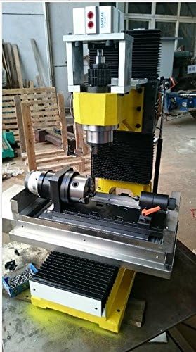 Gowe Machine Tool Mini CNC glodalica Vertikalna livena željezna okvir BT30 vretena Metalni graver 3 AXIS 300x300x300mm DIY MACH3