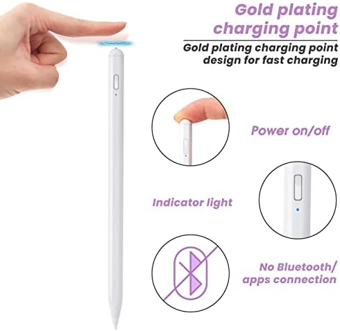 Olovka za bežičnu punjenju za iPad 8. 7. 6. 10,2 inča Pro 12,9 11 Air 3 Mini 5 magnetske punjenja