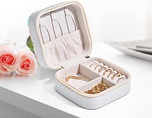 Mini Travel prijenosni nakit slučaj za prsten, privjesak, naušnica, ogrlica Organizator kutija, rođendanski pokloni jednorozi princeza
