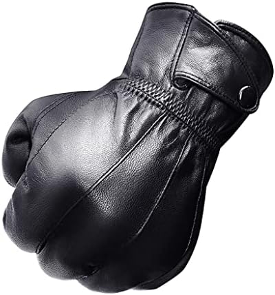 N / A tople kožne rukavice muške zimske rukavice sa toplim neprekidnim prstima zadebljane poslovne rukavice za vožnju