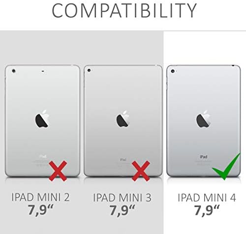 Kwmobile Crystal Case kompatibilan sa Apple iPad Mini 4 - TPU silikonskim zaštitnim pametnim poklopcem - prozirno