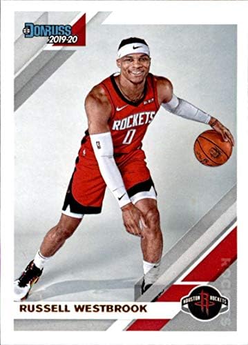 2019-20 Donruss Basketball 142 Russell Westbrook Houston Rockets Službena NBA trgovačka kartica