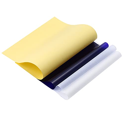 Calicon Transfer Paper 20 listova šablona za kožu 4 Premium Termalni šablonski papir DIY potaknuti papir za prenos za prijenos komplet