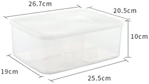 SLNFXC frižider za hranu hrskava kuhinja Plastična prozirna kutija za hranu sa više mreža sa poklopcem