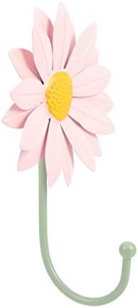 Cabilock Daisy Hood cvijeće željeza naziva zidni kaput nosač seoski za zidni vješalici Heavy care kapu Ključ za ručnik za kućne dečije
