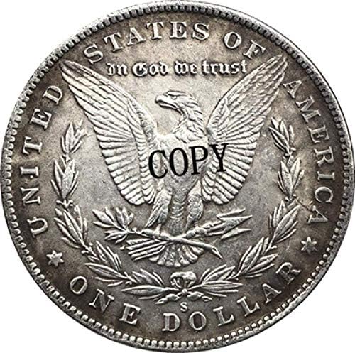 Challenge Coin Hobo Nickel 1893-sa USA Morgan Dollar Coin Copy Tip 183 Kopiraj poklon za njemu kolekcija novčića