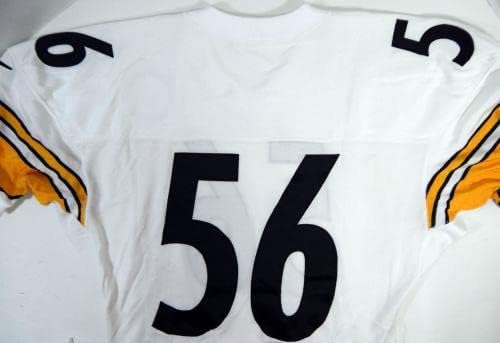 1997 Pittsburgh Steelers 56 Igra Izdana bijeli dres 50 DP21227 - Neintred NFL igra rabljeni dresovi