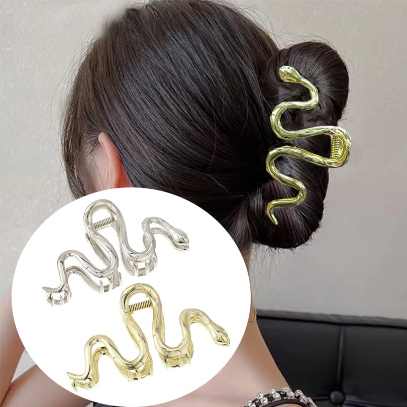 Metal dugačka zmija u šupljinu kosu kandža za žene pune rhinestones kopča za kosu bareta kose za kosu za kosu b