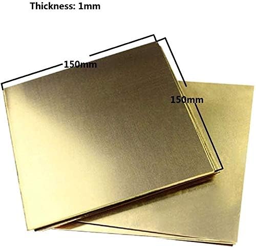 Z Create dizajn Mesingana ploča bakar metalni lim Mesingana ploča 1mm*150mm* 150mm za metalne zanate metalna bakrena folija