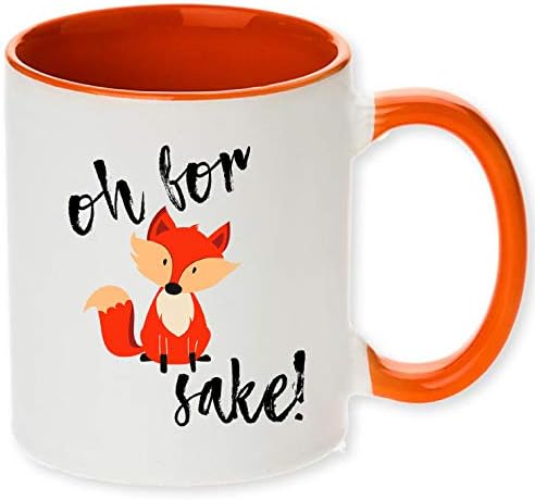 Jedinstvena šolja za kafu Oh For Fox Sake sa opcionim personalizovanim imenom! Dostupno u 11oz ili 15oz!