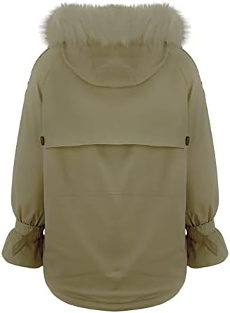 Ženska odjeća za jesenju i zimsku kaputu plus baršunast podstavljena kratka podstavljena jakna s kapuljačom plus veličina zimski kaput