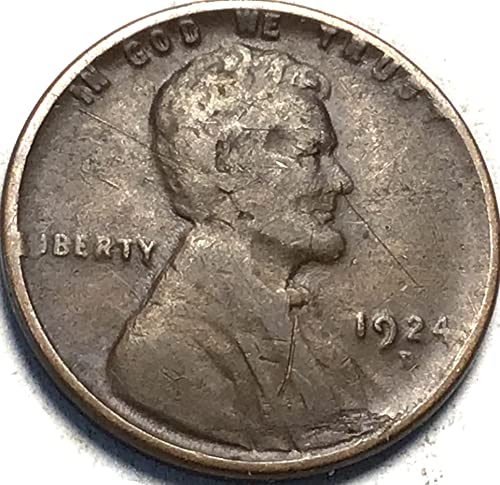 1924. D Lincoln pšenični cent Penny Prodavac vrlo dobro
