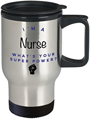 TUŽILACIJA NURSE, ja sam medicinska sestra koja je super moć? Funny karijerske krigle kafe, ideja za poklon za muškarce Ženske kolege