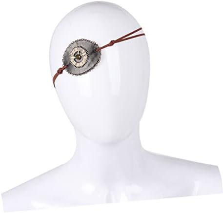 DiDiseaon zupčanik sa sat zakrpa za oči maska ​​za oči Dekor za povećanje očiju prospi na gusarsku masku za oči
