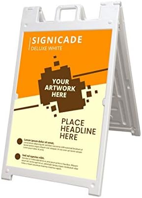 Sigliticad A-Frame pločni znak, dvostrana prenosna sklopiva sendvič ploča, prednja i zadnja ploča Prikaz oglašavanje Odbora za poruke