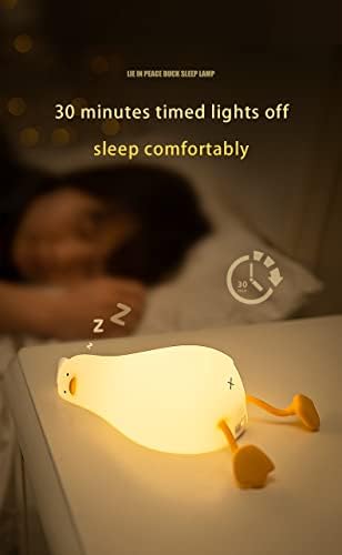 Slatka patka dječije noćno svjetlo dječija lampa za zaštitu očiju nježno svjetlo noćna lampa noćna lampa tajming noćno svjetlo