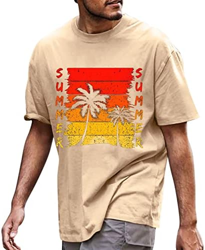 Xiloccer Mens Designer Haljine majice Big Dukserice Majice za muškarce Riblji majica s kratkim rukavima Havaj