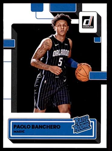 Paolo Banchero RC 2022-23 Donruss # 201 NM + -MT + NBA košarkaški čarobni ratirani rookie