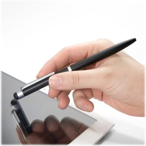 Boxwave Stylus olovka Kompatibilan je sa iPod Touch - Meritus Capacitivna Styra, kapacitivni olovka sa hemijskim olovkom - Jet crna