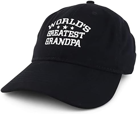 Trendy prodavnica odjeće najveći svjetski Djed vezeni Niski profil meka pamučna bejzbol kapa