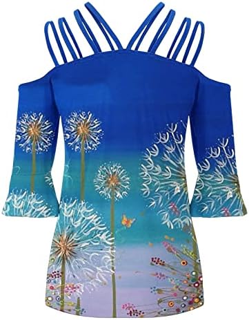 Brunch bluza Bustier košulja za djevojke Jesen ljeto 3/4 rukav 2023 pamučni grafički skims dupe tanki tunični namotač