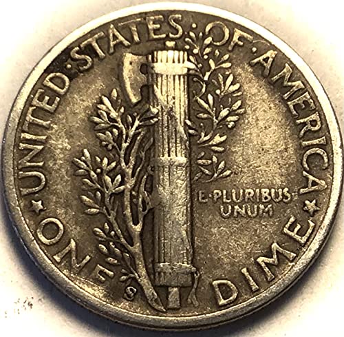 1944 S Mercury Silver Dime prodavač vrlo dobro