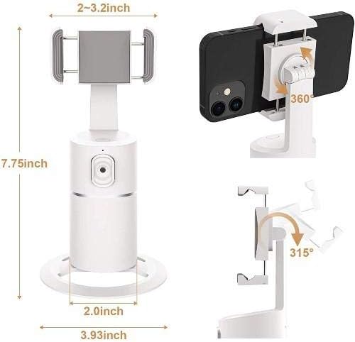 Boxwave Stand i Mount kompatibilan sa vivo x80 pro - pivottrack360 selfie stalk, praćenje lica za praćenje okretaja za vivo za vivo